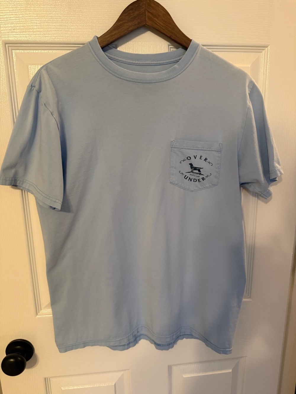 Over & Under Light Blue Short Sleeve Pocket Tee